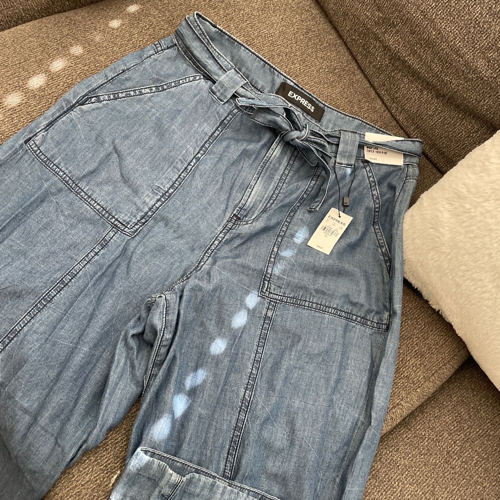 Soft denim pants